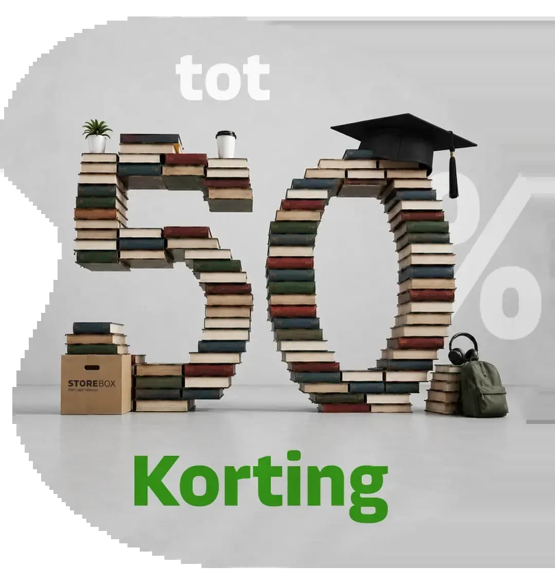 Jouw opslag naast de deur